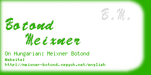 botond meixner business card